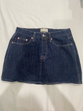 Universal Thread Dark Indigo Denim Mini Skirt